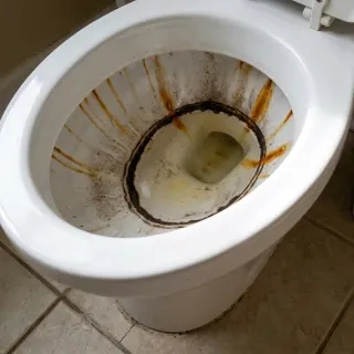 Before Cleaning Limescale