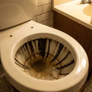 Before Cleaning Rust Stain